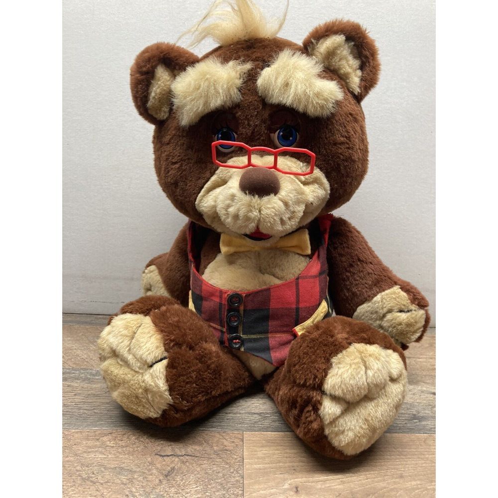Vintage 1985 Lewis Galoob Talking Smarty Bear The Lovable Answer Bear - Untested